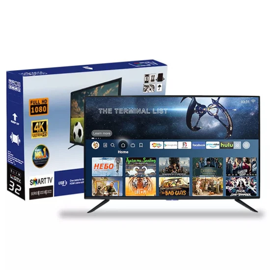 Fernseher 55 Zoll 4K UHD rahmenloses Design LCD-LED-Fernseher mit Digitalsystem Smart Curved TV Android 11.0