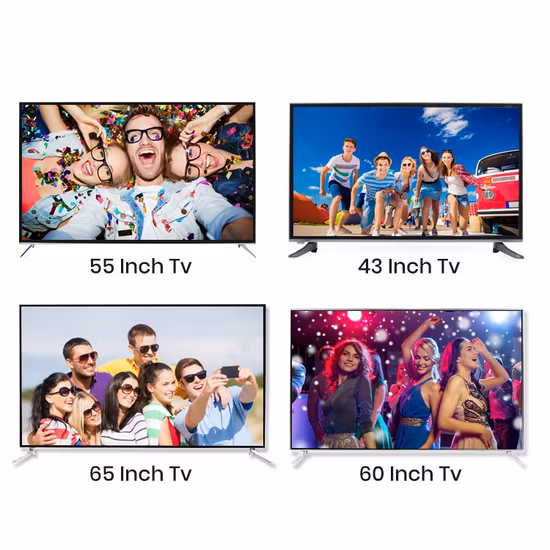 Fabrik Niedrigster Preis 55 65 75 Zoll LED-Fernseher 2K FHD Flachbildfernseher 4K UHD Android Smart TV LED-LCD-Fernseher