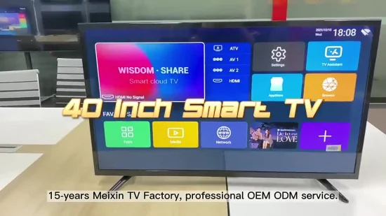 Fabrik-Großhandelspreis OEM 42 43 Zoll LED-Fernseher 2K FHD Smart TV-Fernseher